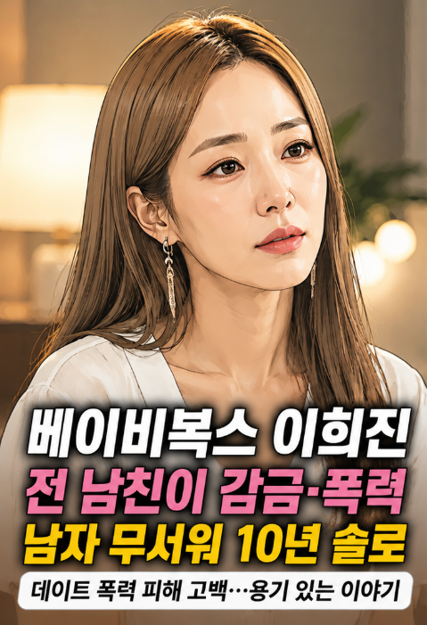 <b>베이비복스 이희진</b> | 전 남친이 감금 교제 폭력 피해 고백 남자... 