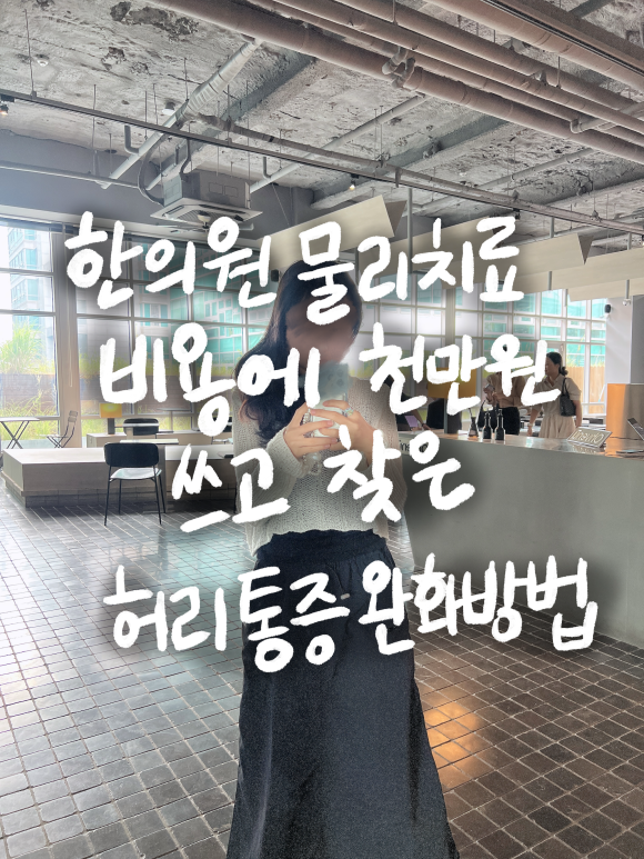 한의원 물리치료 비용에 천만원 쓰고 찾은 허리통증 완화 방법