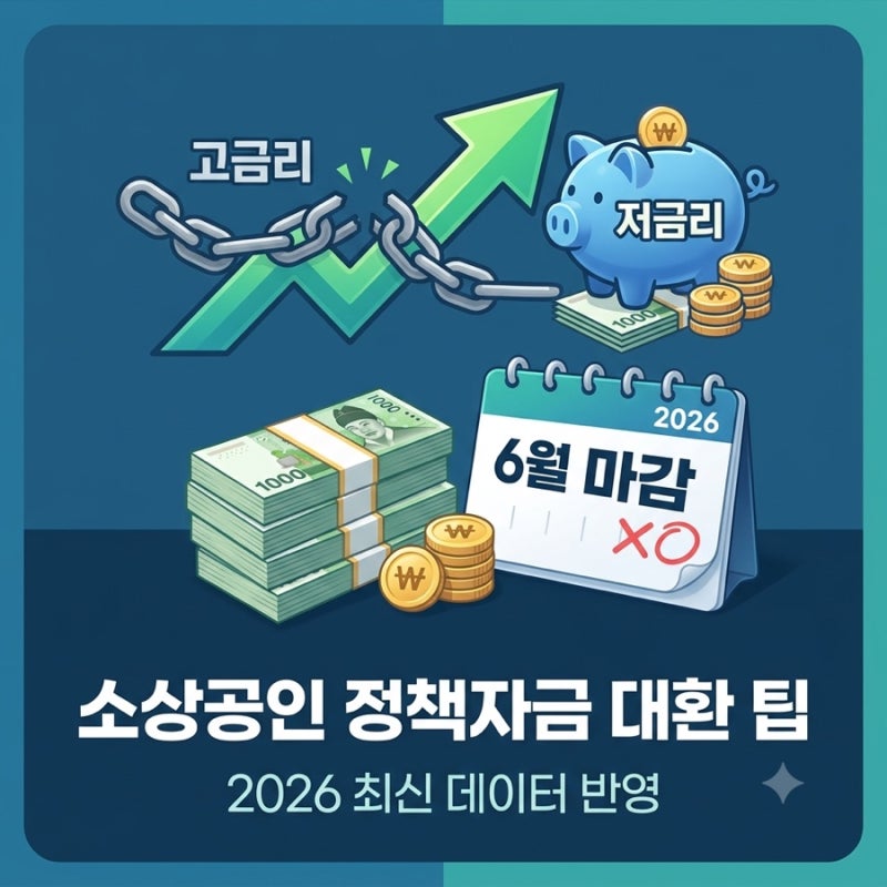 2026 소상공인 정책자금 대환대출 신청 후기.. 부결 피하는 현실