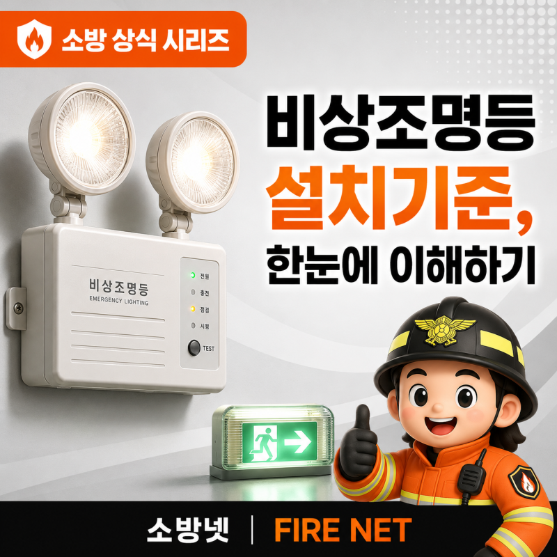 비상조명등 설치기준, 한눈에 이해하기