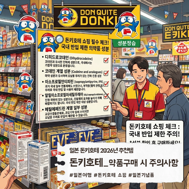 일본 돈키호테 약품 구매시 주의사항 성분 정리 및 예시 제품 사진 첨부! 최대 17%할인 받고 ....