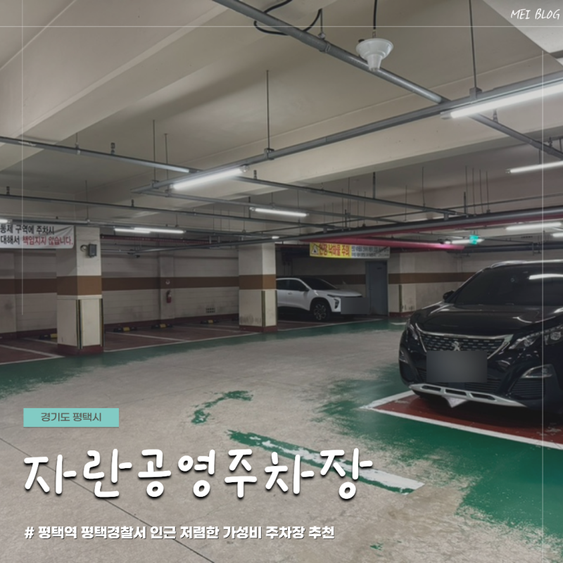 평택역 저렴한 가성비 주차장 추천 자란공영주차장 평택경찰서 인근 공영주차장