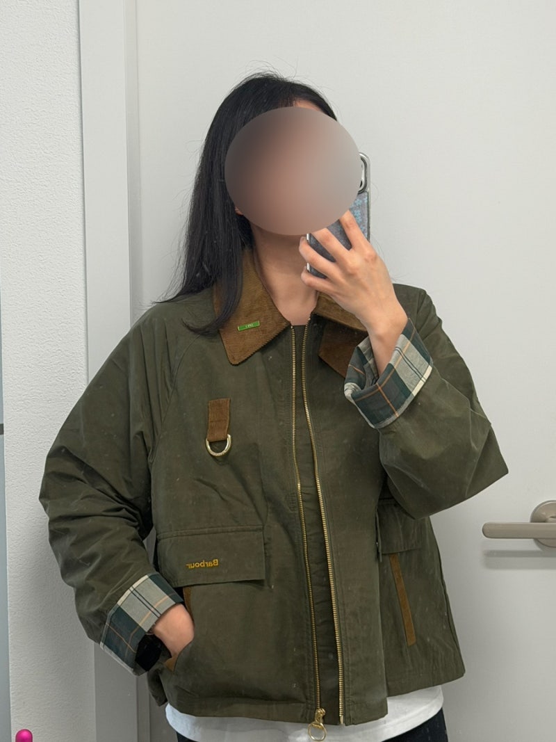 바버 여성자켓 추천_ 아이콘 스페이 샤워프루프 자켓