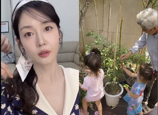 성유리, 쌍둥이 딸과 부모님과의 행복한 주말 일상 공개 - 가족의 소중함을 느끼다