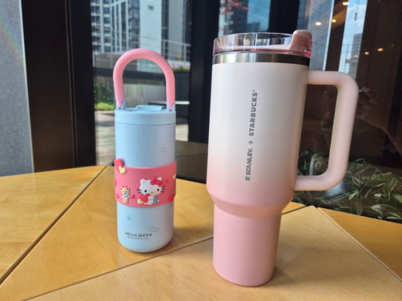 [LEGODT]레고트 X 헬로키티 루프 텀블러 멀티 600ml블루핑크 내돈내산후기 l 레고트 밀폐력 l 레....