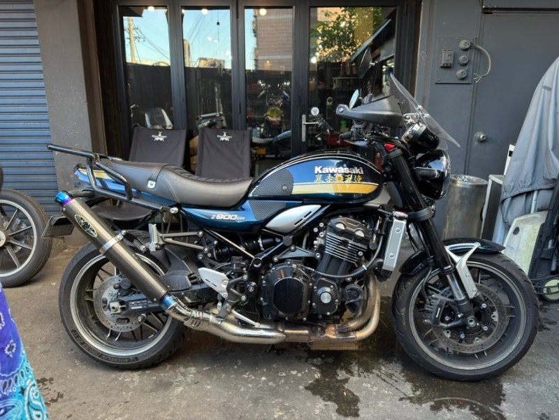 Z900rs 머플러 교체
