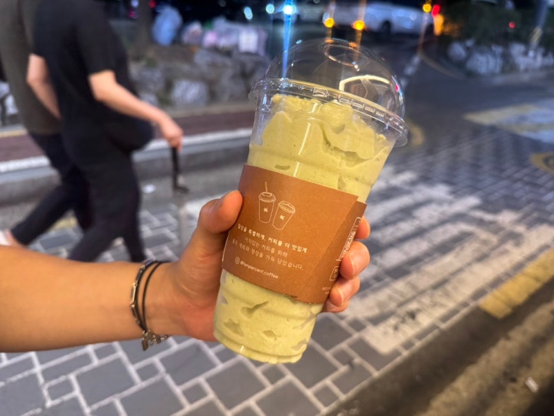 텐퍼센트커피 아보카도바나나 후기! 칼로리, 주문방법, 가격, 다이어트 음료일까?