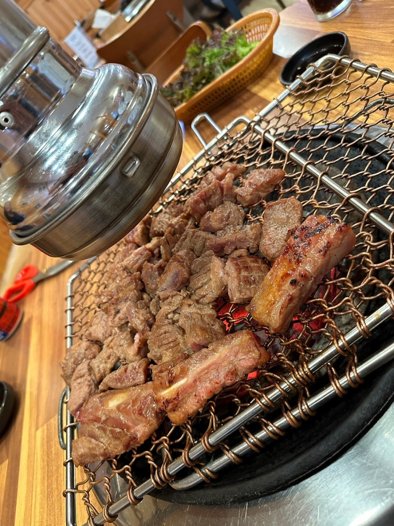 강릉 맛집 | 소, 돼지갈비 맛집 들기름 막국수 | 박대감 화로구이