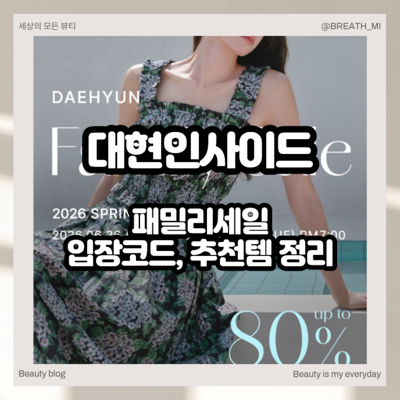 대현인사이드 패밀리세일, 모조 씨씨콜렉트, 듀엘 블라우스 원피스 살펴보기