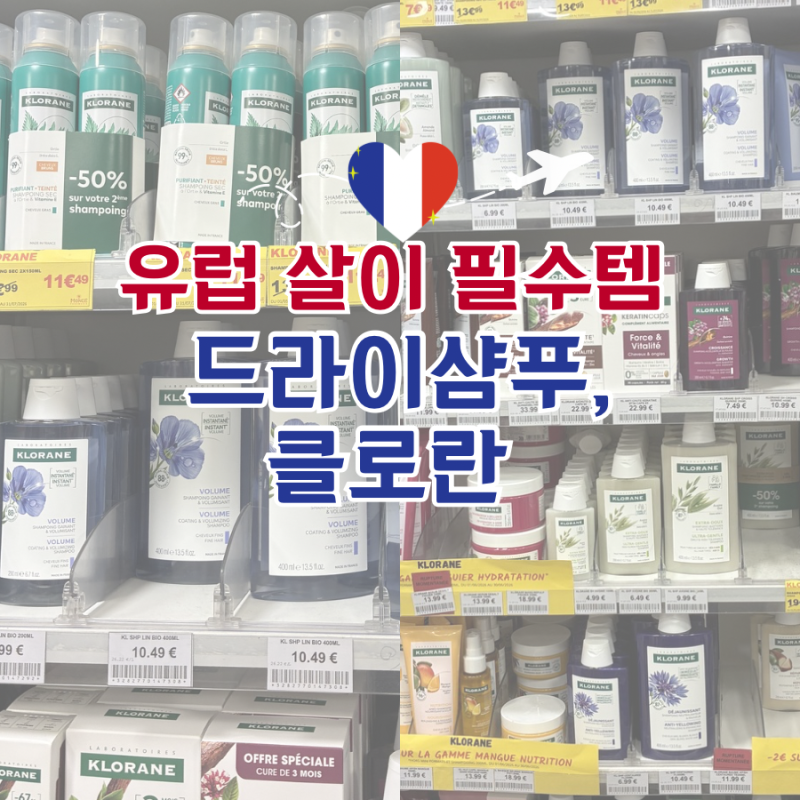 유럽 살면서 드라이샴푸가 필수가 됐다｜클로란(KLOANE) 정착기