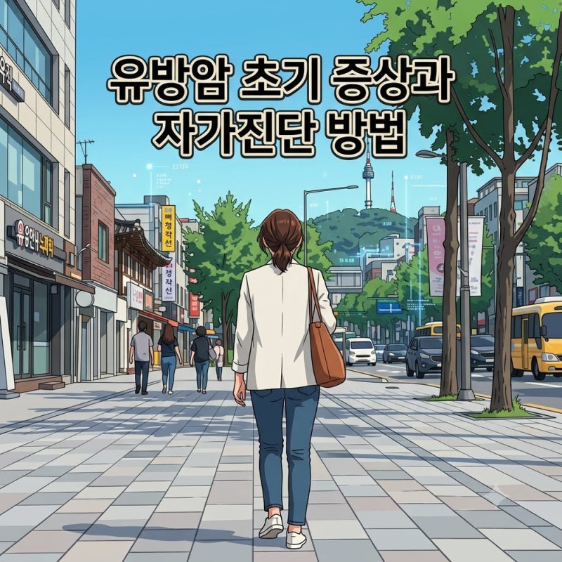 유방암 초기 증상과 자가진단 방법 (가족력, 조기 발견 완치율, 검진 주기)