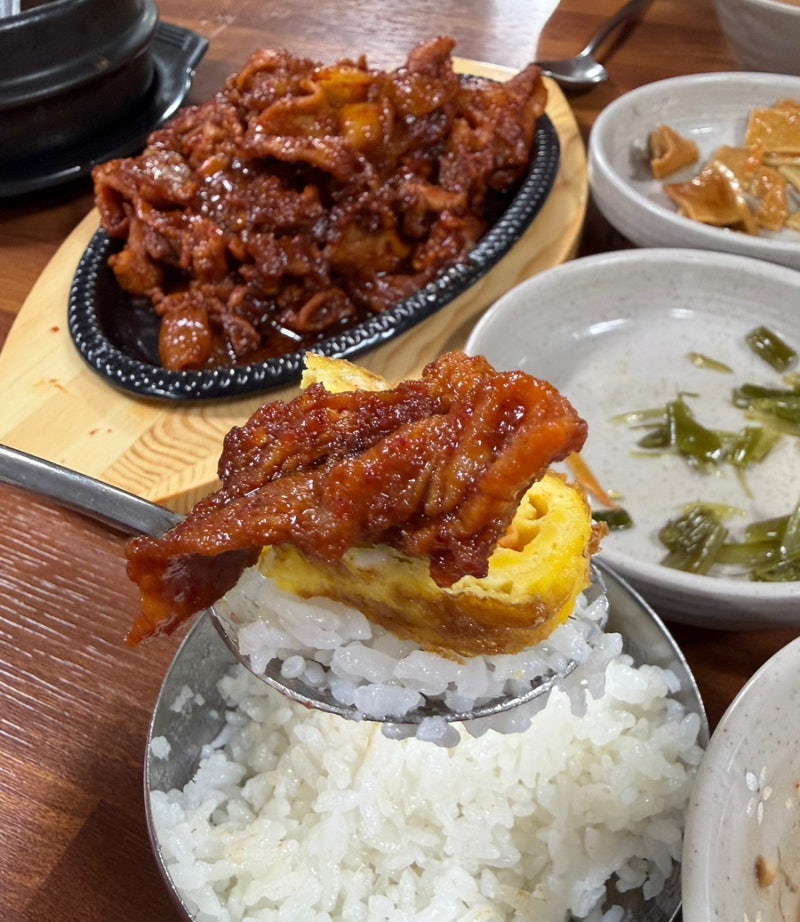 [논산 다락가든] 풍자 또간집 논산편 1등 제육,청국장 정식 맛집