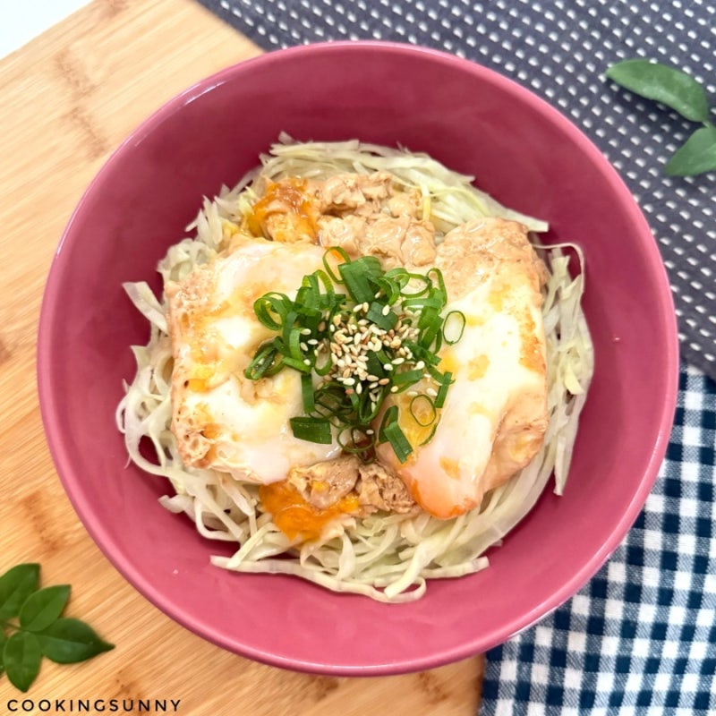 밥을 적게 넣어서 살 찔 걱정없고 정말 맛있는 전자레인지 양배추 간장계란밥 만들기 다이어....