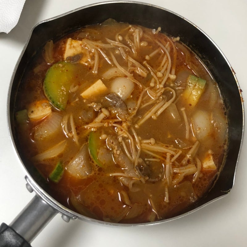 [요리] 고깃집 된장찌개 | 황금레시피 대패삼겹살 들어간 매콤하고 감칠맛 나는 고깃집 된장....