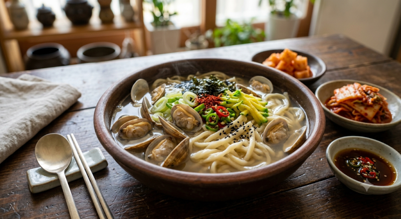 백합 칼국수