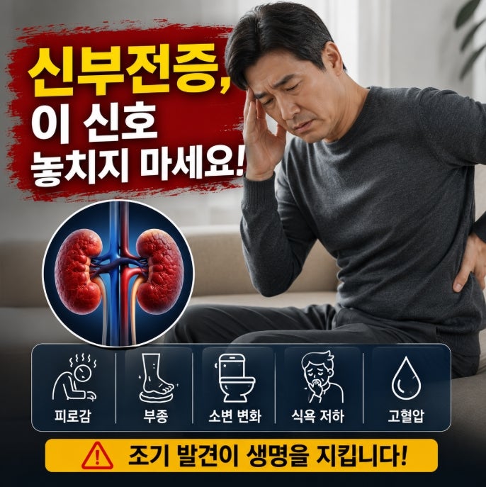 신부전증 증상 원인 "이 신호, 절대 그냥 넘기지 마세요!"