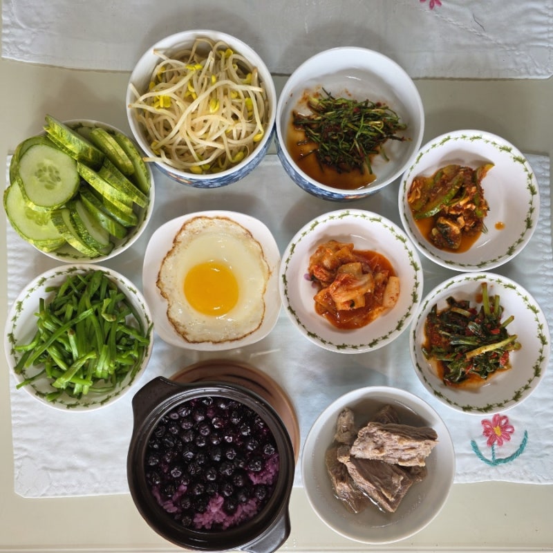 거한 듯 간단 밥상