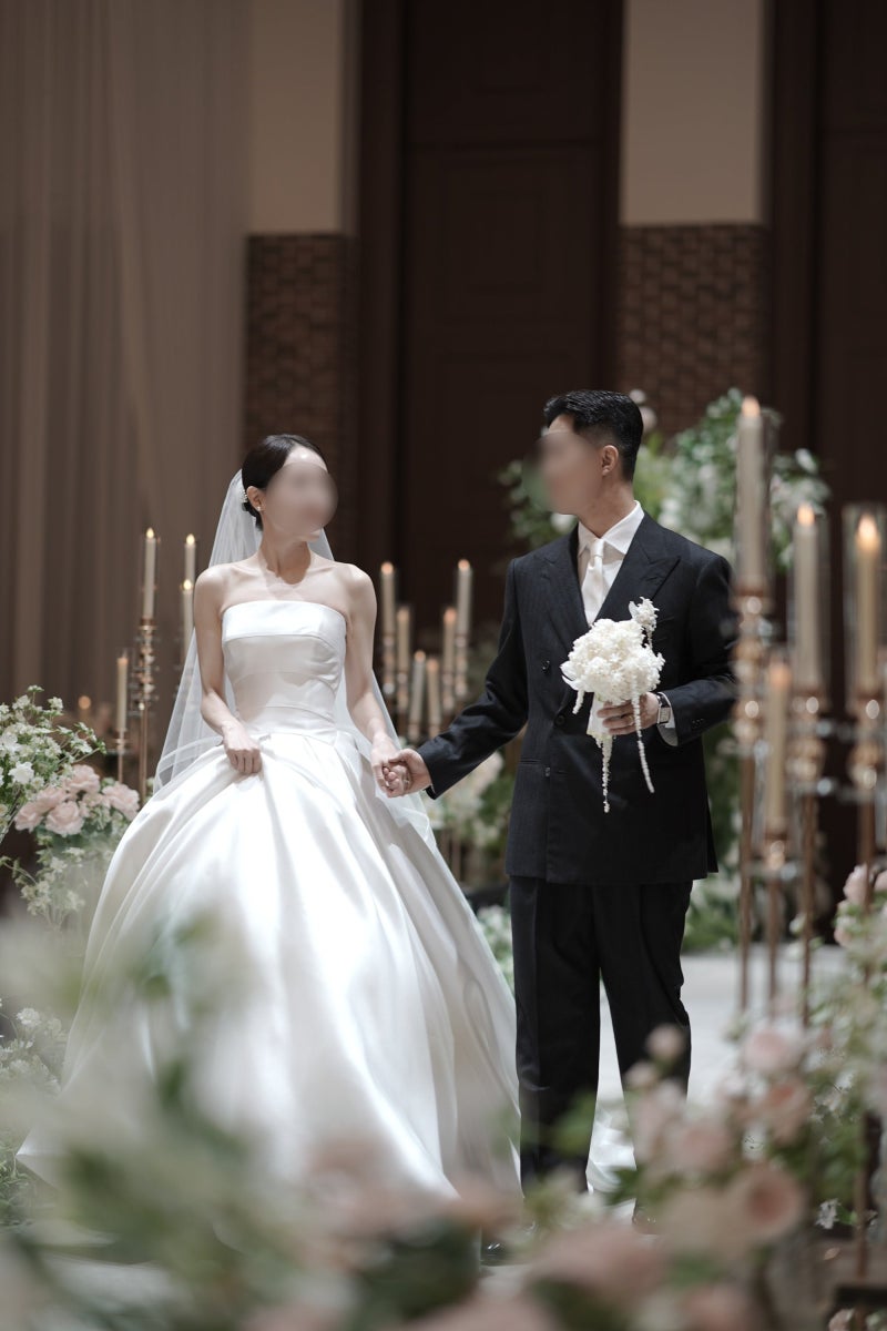 23. 본식｜시작바이이명순 본식 드레스(미카도 실크) 최종 가봉 및 본식 후기