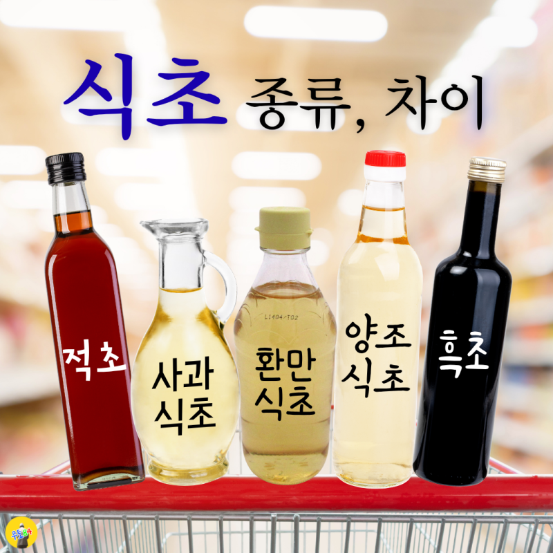 [초밥 잡설] 식초 종류, 양조식초 사과식초 환만식초 흑초 적초 차이, 초밥 단촛물 비율