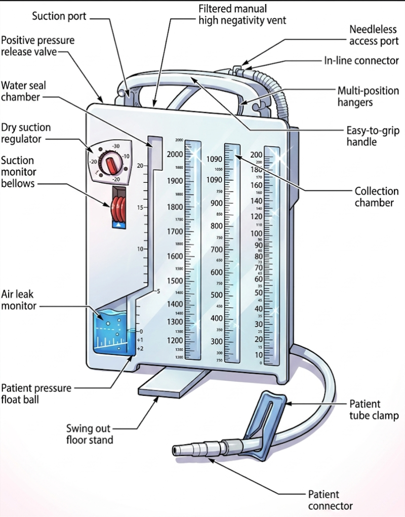 [NCLEX 핵심요약 : 기본] 흉관 삽입 후 흉통 호소 시 최우선 간호 중재는? Chest Tube(흉관) 응급상....