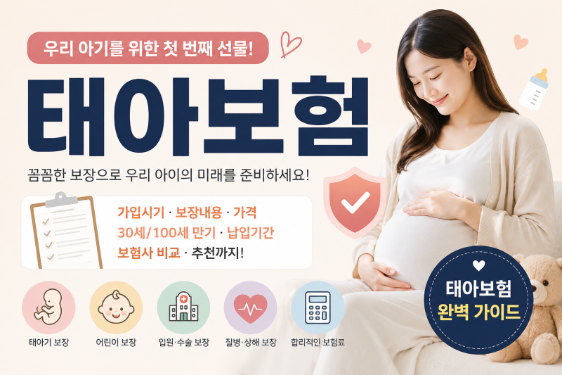 태아보험 가입 시기, 보장 내역 등 완벽 가이드