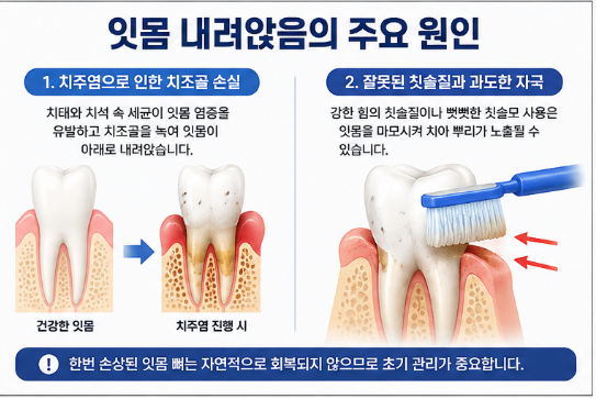 잇몸 내려앉음과 구내염 빨리 낫는 법: 원인부터 실전 관리 치료법 영양제추천까지