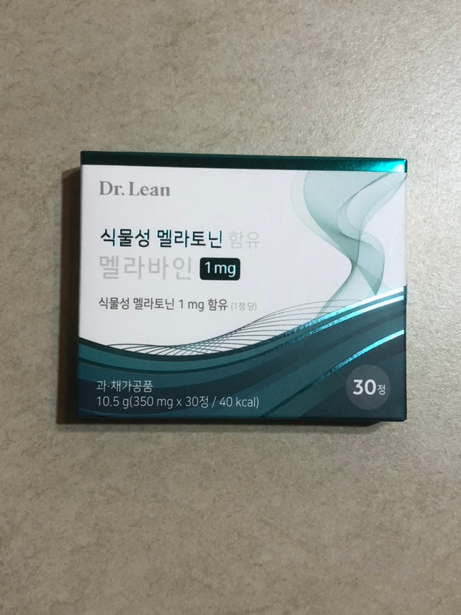[리뷰] 닥터린 식물성 멜라토닌 함유 멜라바인 1mg