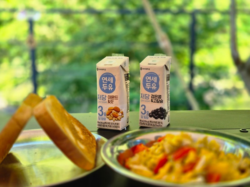 아침식사 대용 추천, 매일 아침 건강한 루틴 연세두유 저당두유(검은콩&고칼슘, 아몬드&잣)