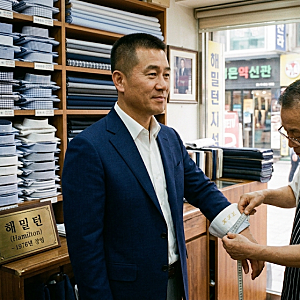 해밀턴 맞춤와이셔츠 한때 성공한 직장인의 상징