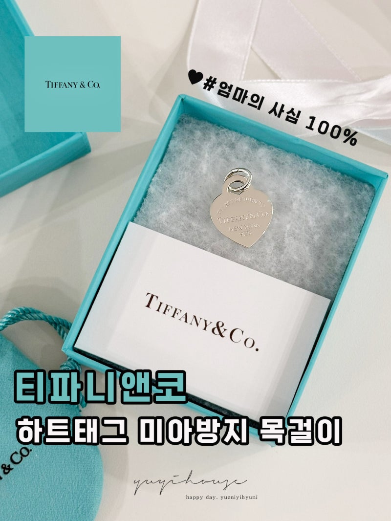 돌아기 미아방지목걸이, 티파니앤코 리턴투티파니 하트태그 / 근데 이제 엄마의 사심을 약간....