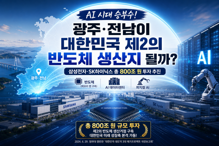 삼성·SK 800조 투자, <b>서남권 반도체 클러스터</b> 시대 개막