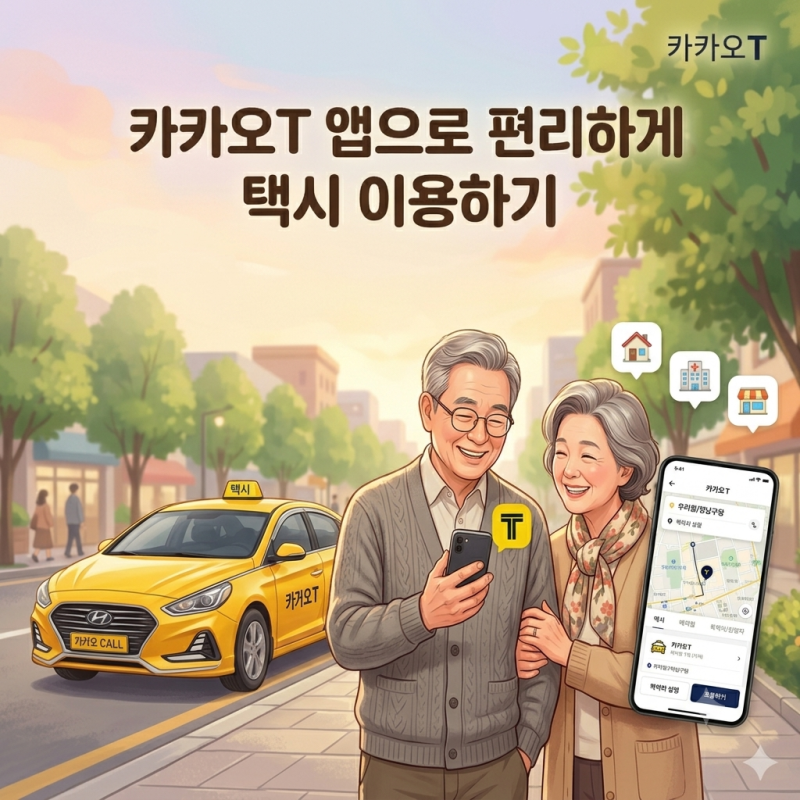 카카오T 택시 호출 방법, 앱 설치부터 첫 탑승까지 완벽 가이드!