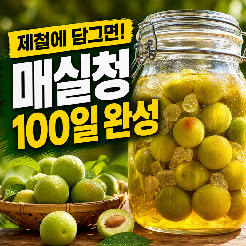 6월이 지나면 후회해요ㅣ매실청 담그기·제철 시기·1년 숙성법·독성 제거 완벽 가이드