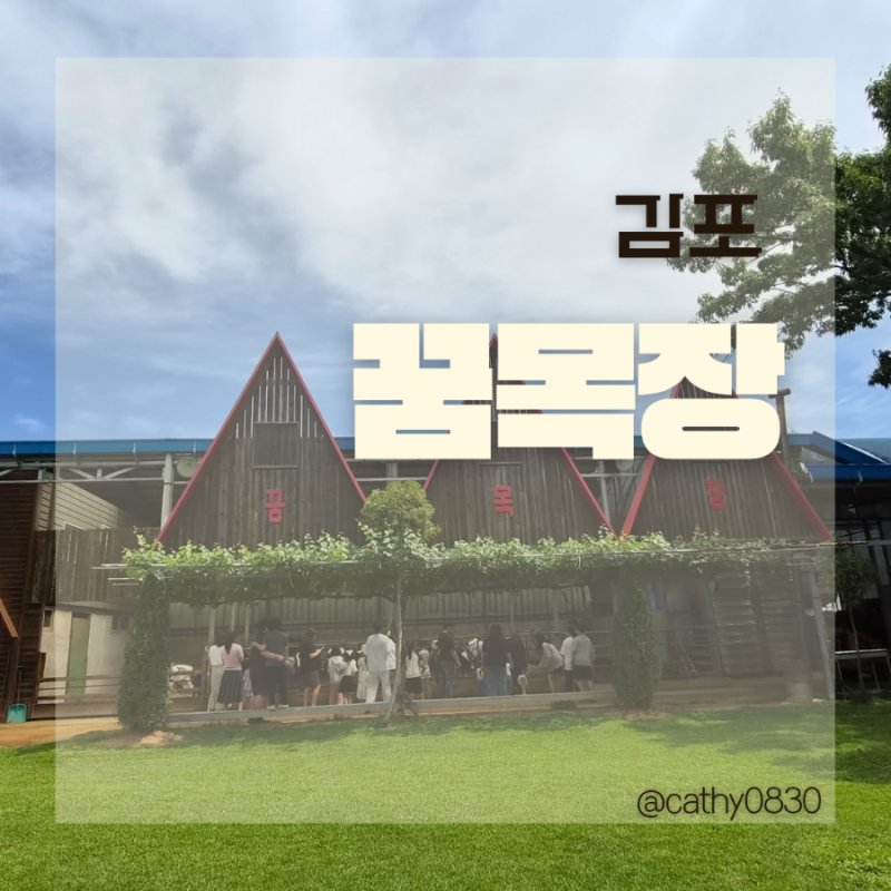 김포 꿈목장 경기투어패스 아이들체험 김포아이들과 가볼만한곳