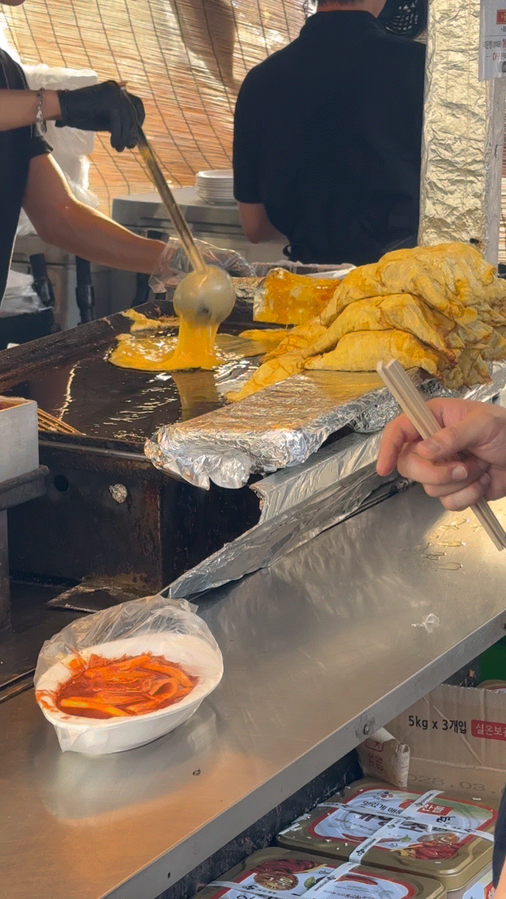 인천 구월동 로데오거리 길거리음식 계란말이김밥 떡볶이 분식 맛집 까치네떡볶이 포장 솔....