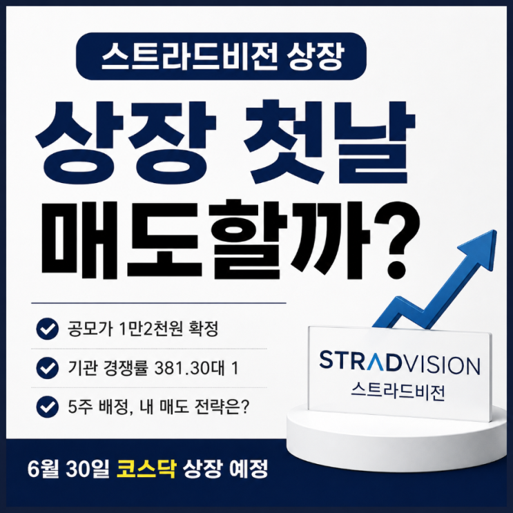 <b>스트라드비젼</b> 상장 첫날 이렇게 대응