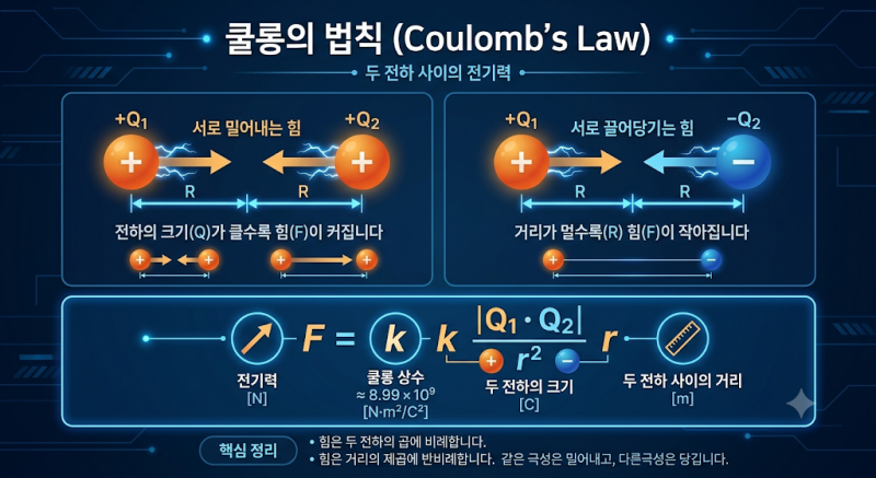 [전기기능사 - 필기] 쿨롱의 법칙