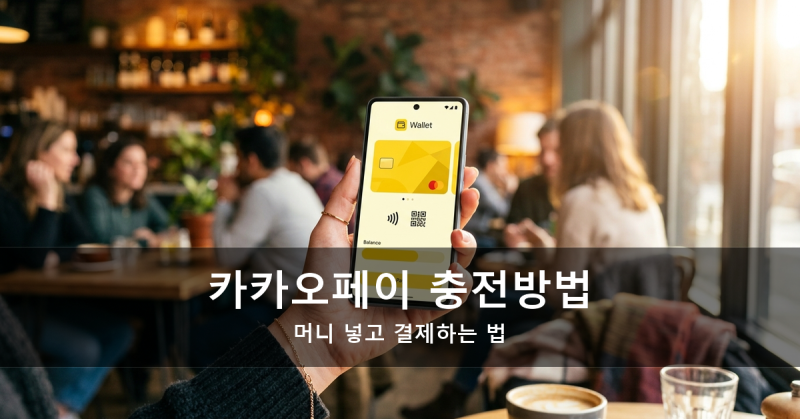카카오페이 충전방법 2026 | 머니 넣고 결제하는 법 처음부터