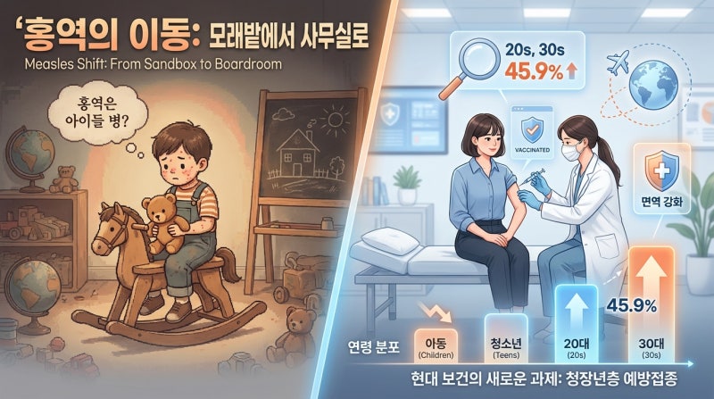 “어린이 감염병”이라던 홍역, 이제 2030도 조심해야 합니다. 예방접종부터 국가 의료혜택....