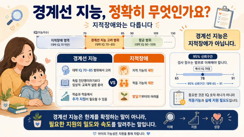 웩슬러 지능검사 경계선 지능에 대해 놓치지 않아야 하는 것, 경계선 지능의 진짜 의미(feat. ....