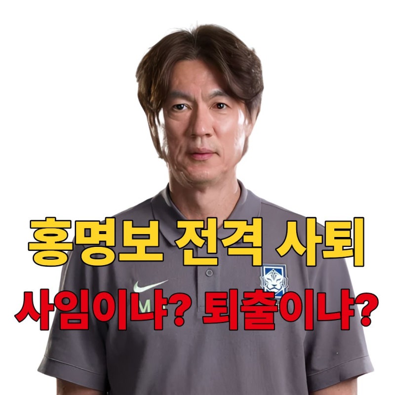 홍명보 사퇴, "경질 아닌 자진사퇴?" 연봉·전술·손흥민까지 논란 총정리