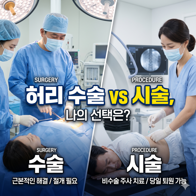 허리 디스크, 수술 없이 '자연 치유' 가능할까? (MRI로 직접 확인한 후기)