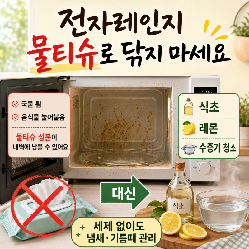 5분이면 끝나는 전자레인지 청소 | 냄새·기름때·세균 한 번에, 집에 있는 재료로 청소하기
