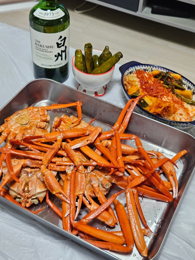 홍게 요리 집에서 홍게 쪄먹기 홍게 제철 수율 박달홍게 택배
