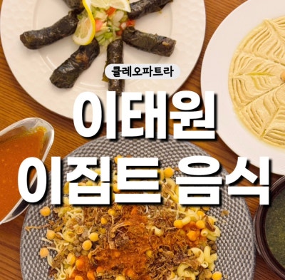 이태원케밥 이색 음식점 이집트 클레오파트라 레스토랑 (메뉴, 가격)