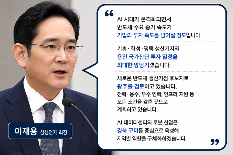 <b>이재명 메가프로젝트</b> 발표! 삼성 이재용 SK 최태원 회장이 직접 밝힌....