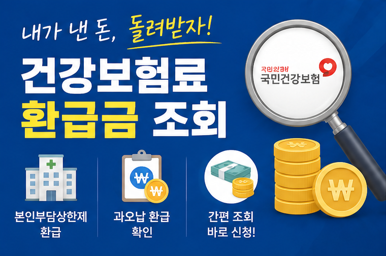 건강보험료 환급금 조회방법 총정리 | 본인부담상한제 환급부터 과오납 환급까지 한 번에 확....