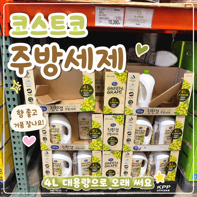 한번 사면 오래 써서 고민되는 코스트코 주방세제 비교