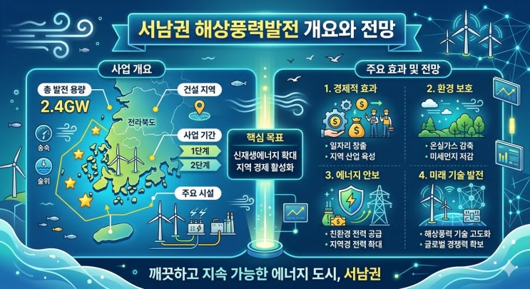 풍력주 <b>서남권</b> 해상풍력발전 800mw 공공사업 우선협상 대상자... 