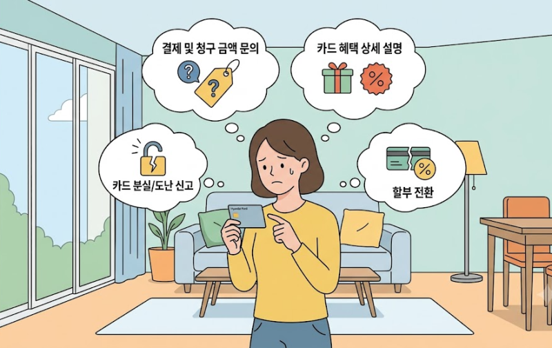 현대카드 고객센터 상담원 연결 전화번호